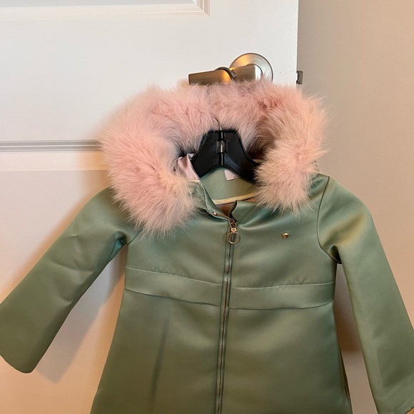 Young Versace girls coat size 4 - Picture 2 of 4